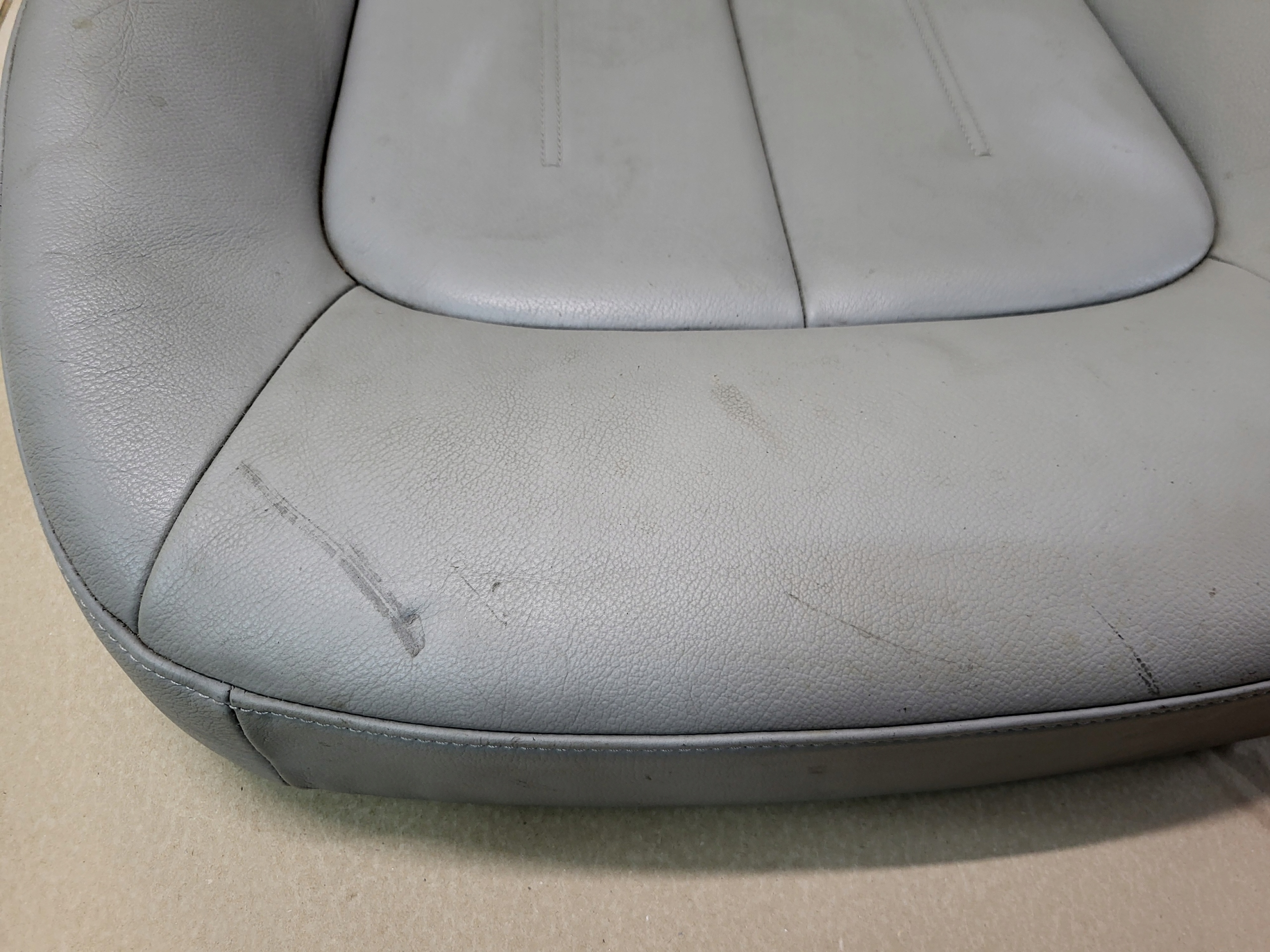 SIEDZISKO seat front right heated AUDI A7 4G8 grey leather TITANGRAU