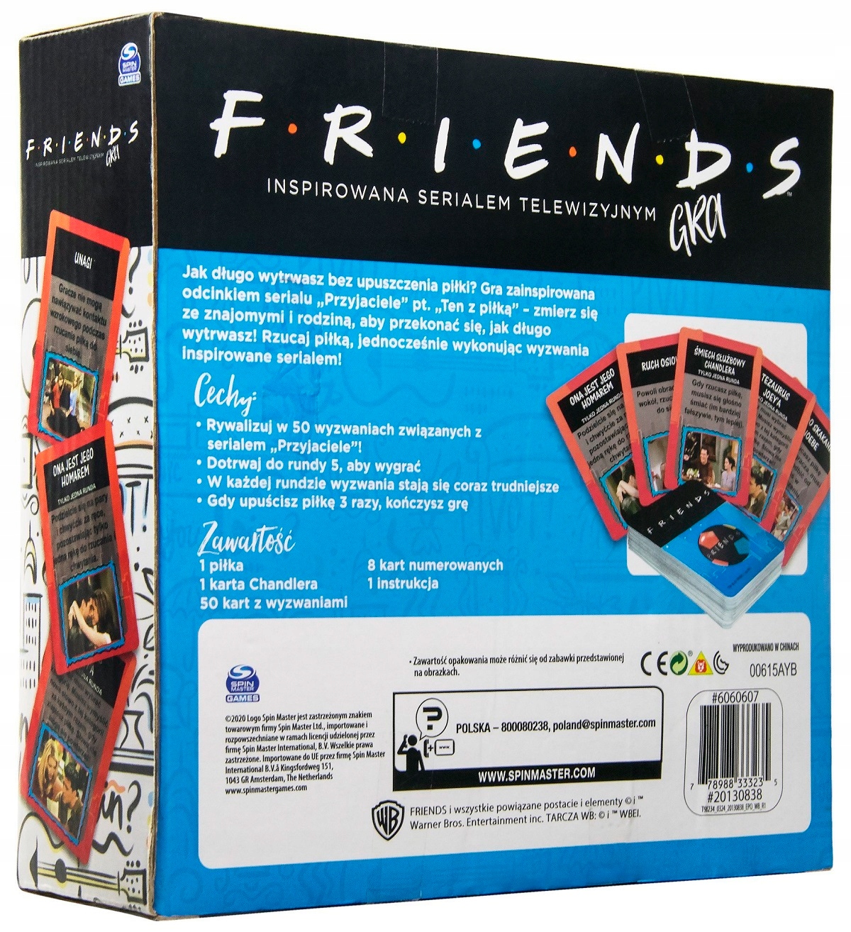 GRA FRIENDS PRZYJACIELE TEN Z PIŁKĄ 6060607 Wydawca Spin Master