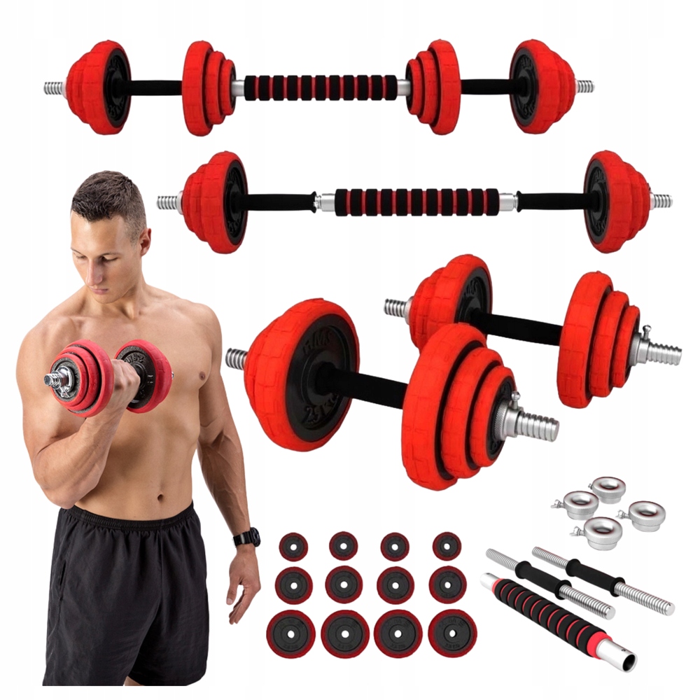 Činka na činky pro silové cvičení, trénink cvičení Hms, 2 x 10 kg