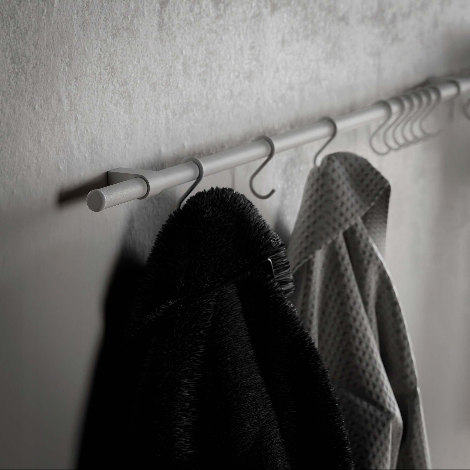 HACZYKI HAK DO RELINGU KUCHENNEGO ZAWIESZKI fi 16 mm TWIST BIAŁY MAT Marka Artest