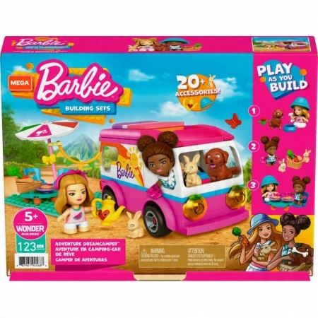 

Klocki Barbie Bloks Zestaw Kamper GWR35