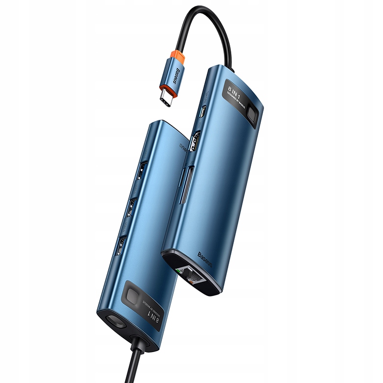 Adaptér Hub 8v1 Baseus Usb-c na 3x Usb 3.0 Hdmi Usb-c Pd 4K Hd