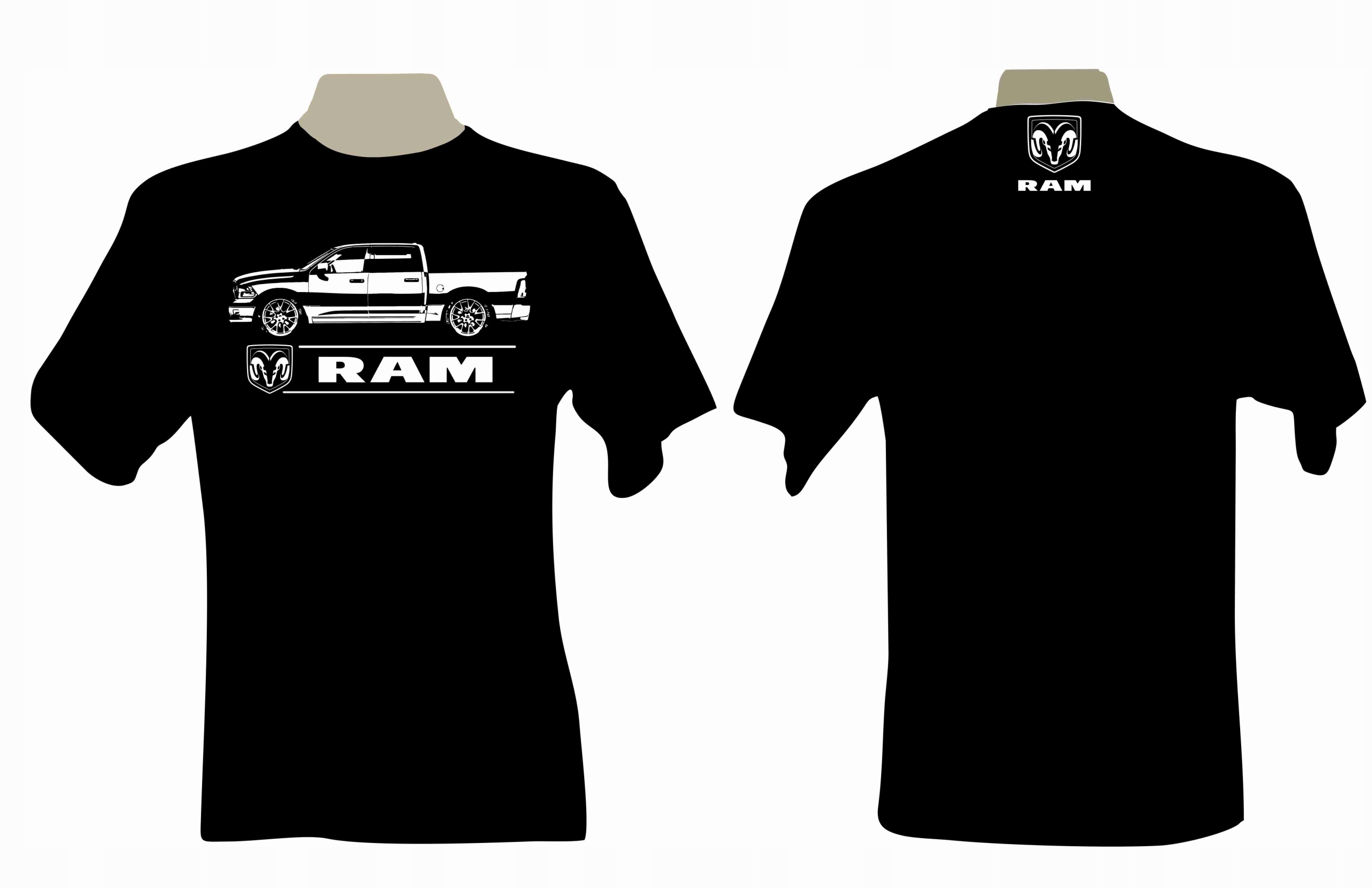 KOSZULKA T-shirt z nadrukiem dla fana dodge RAM Numer katalogowy producenta 54326677