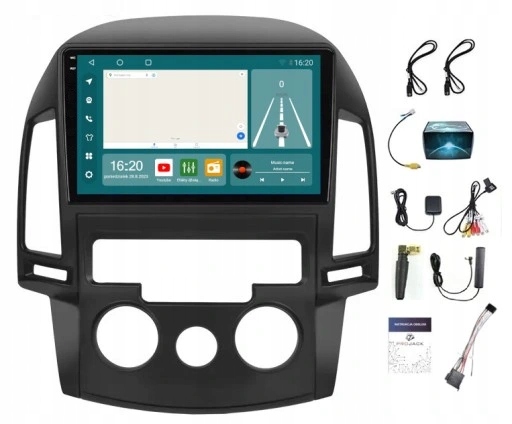 Rádio Navigace Hyundai I30 2006-2012 Carplay Android Auto 8GB 256GB Sim