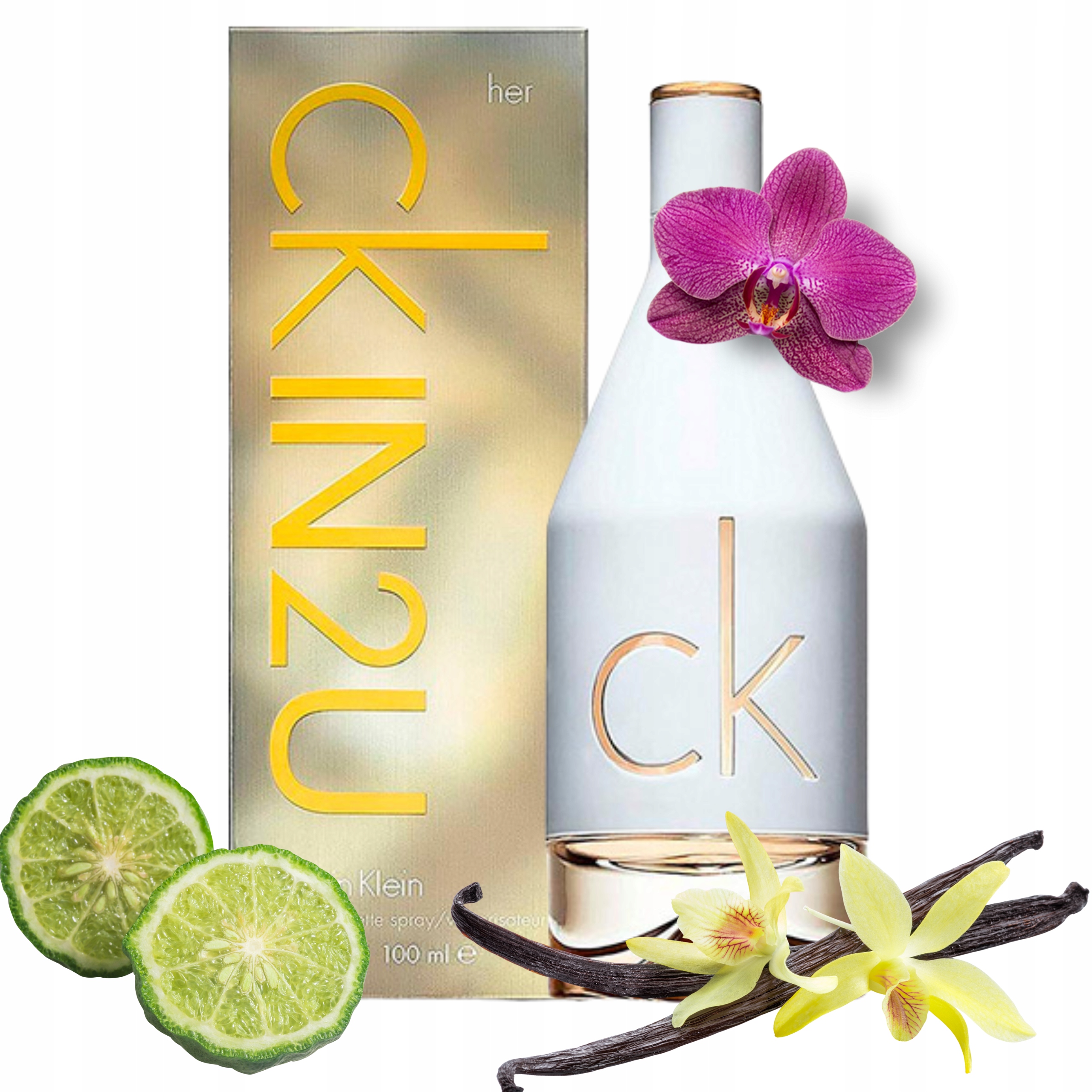 Perfumy Damskie Calvin Klein Ck IN2U Her 100ml Woda Toaletowa Edt