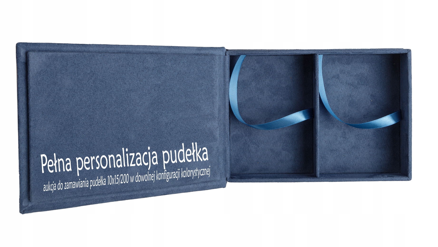 Aksamitne pudełko na zdjęcia 10x15 na 200 grawer