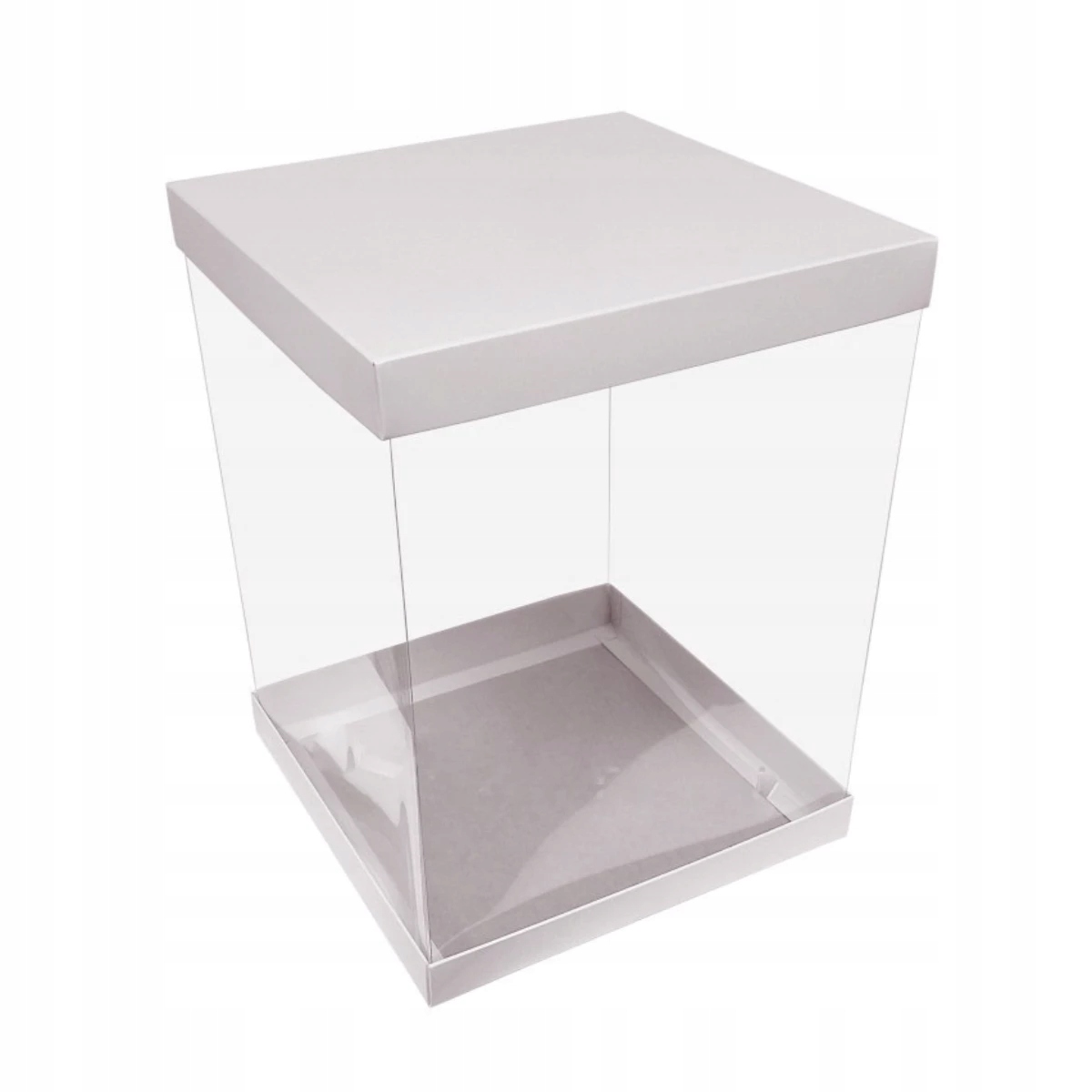 

Opakowanie tort 30x30x40 Pudełko wysokie Perłowe