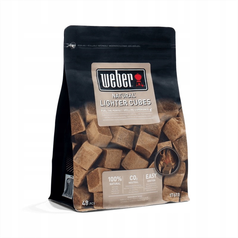 ROZPAŁKA NATURALNA W KOSTKACH WEBER 17612