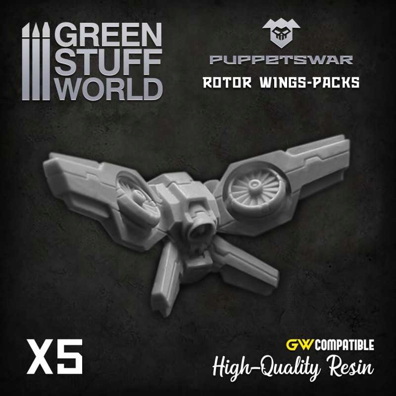Green Stuff World PUPPETSWAR Rotor Wings X122