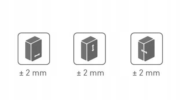 ZAWIAS MEBLOWY PROSTY NAKŁADANY CICHY DOMYK DOCIĄG + EUROWKRĘTY Rodzaj nakładany