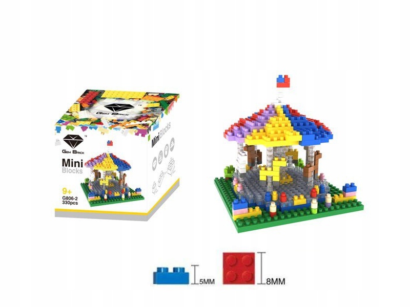 

Mini Klocki architecture Wesoła Karuzela 330el.