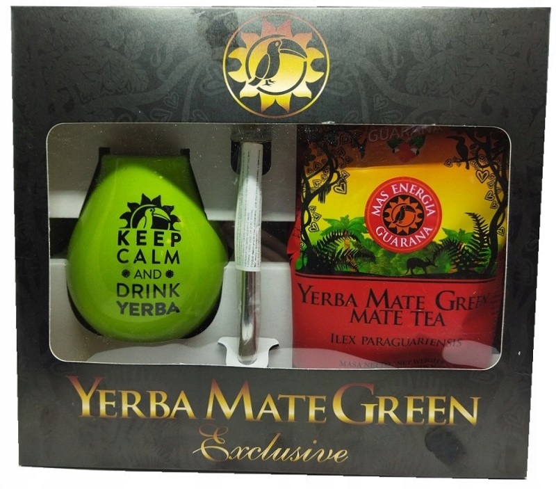 Yerba mate Mate Green Mas Energia bombilla matero