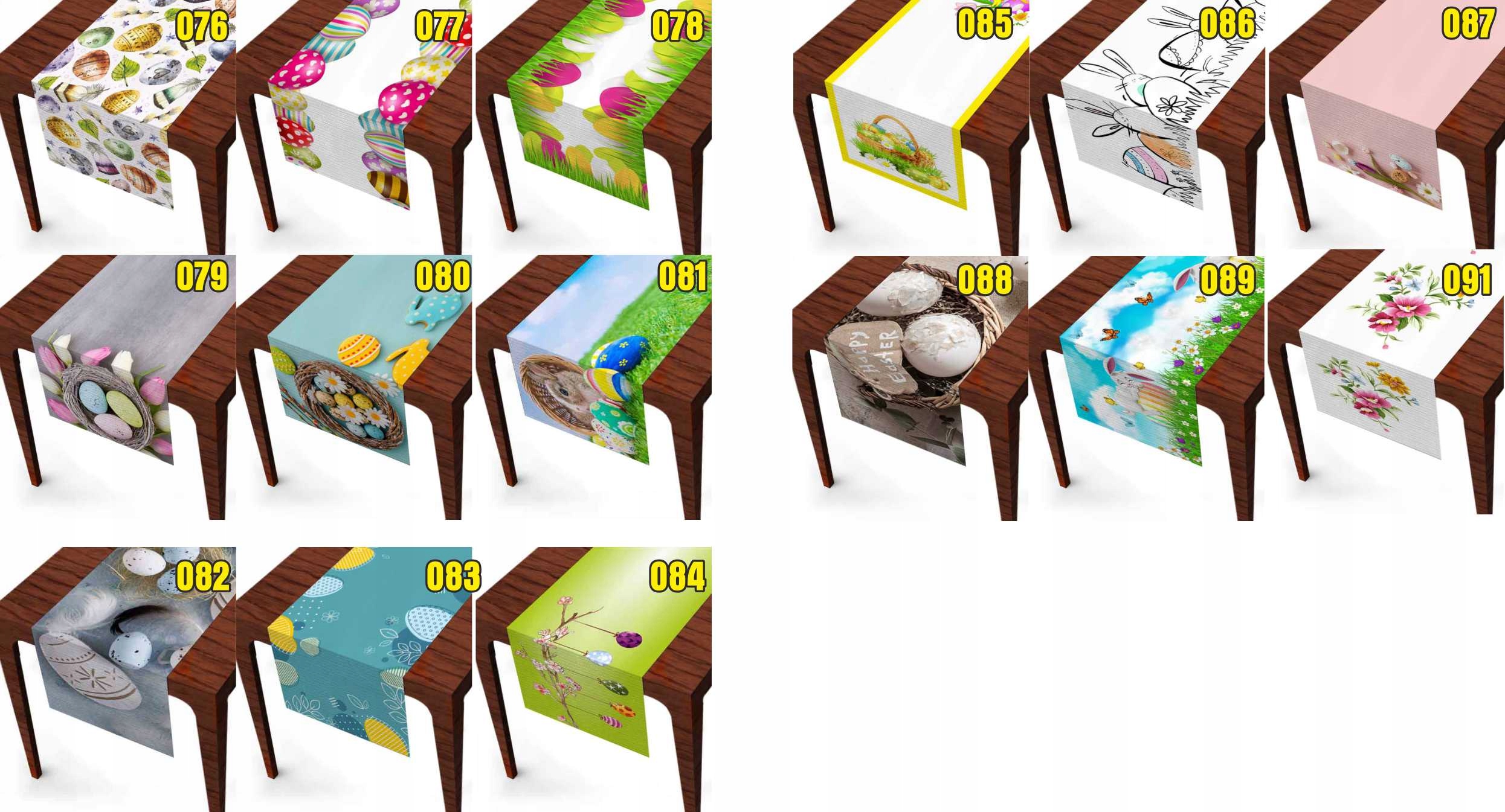 Bieżnik Wielkanocny 40x220cm Święta Wielkanoc 079 Szerokość produktu 40 cm