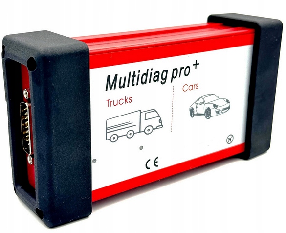 Interfejs Skaner Multidiag Pro+ Gold Ftdi Nec OBD2 Język Polski CD Versus