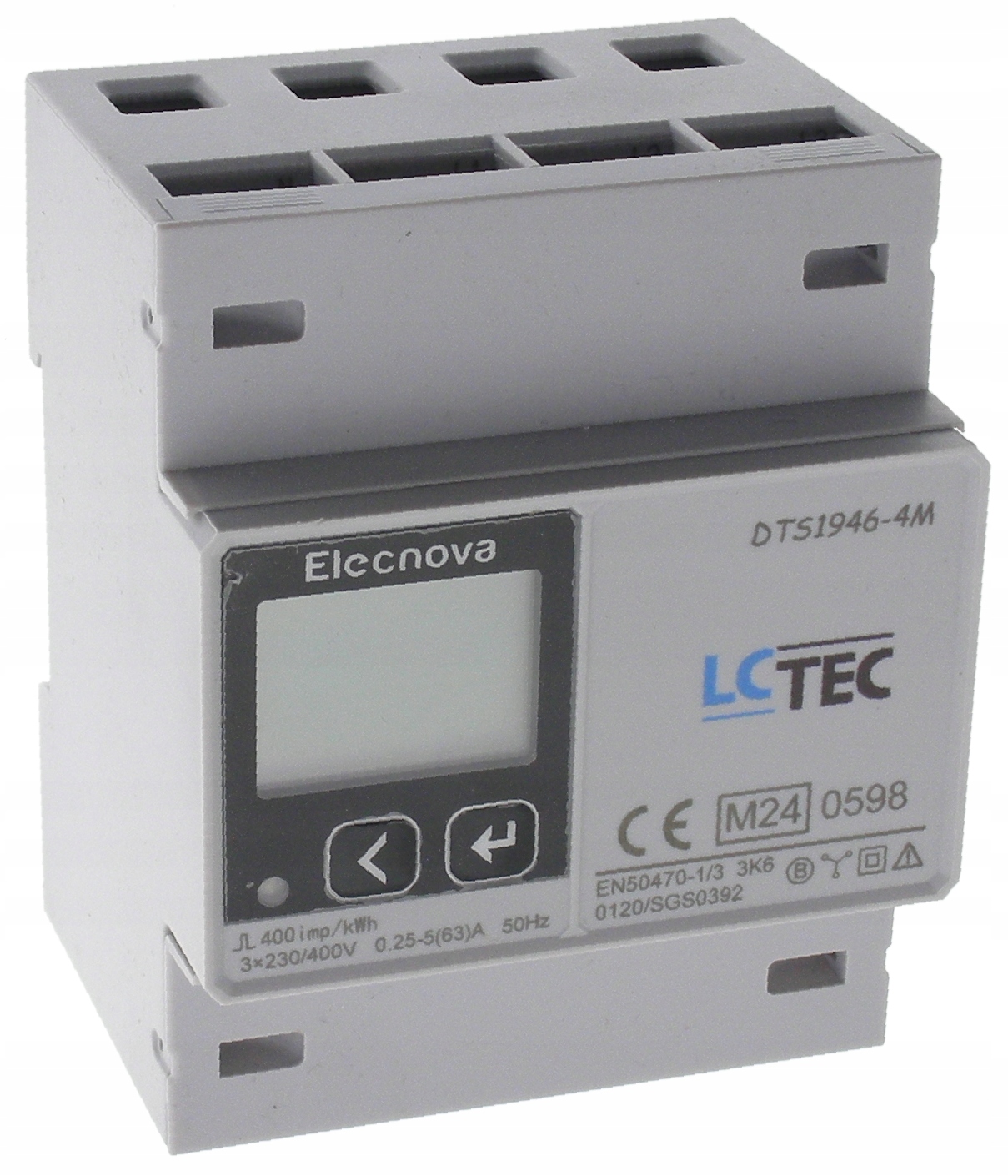 Merač elektrickej energie DTS1946-4M Ac 3F 63A obojsmerný LC