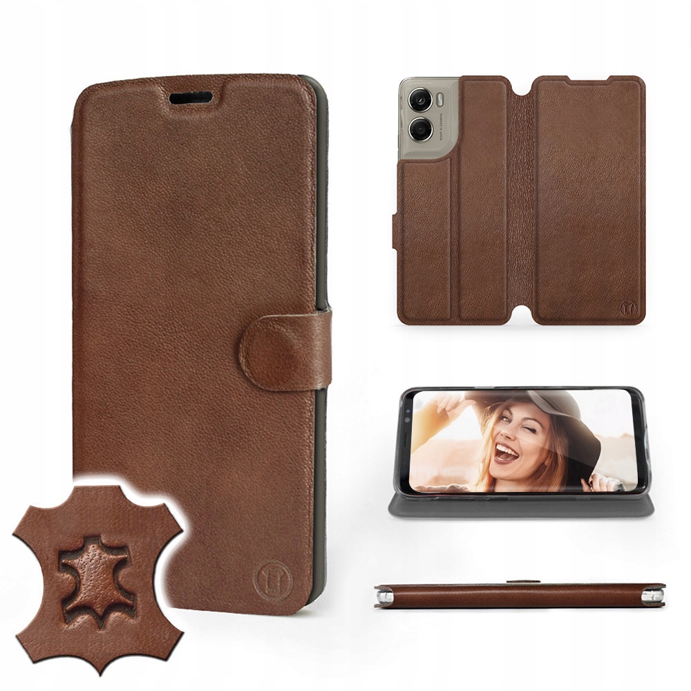 Etui Mobiwear do Motorola Moto G06 Power Brown L