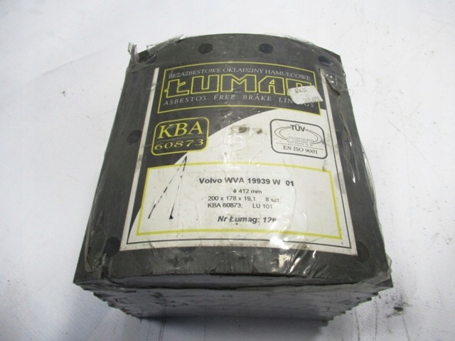 ТОРМОЗНАЯ КОЛОДКА VOLVO 19939; 19.1 В