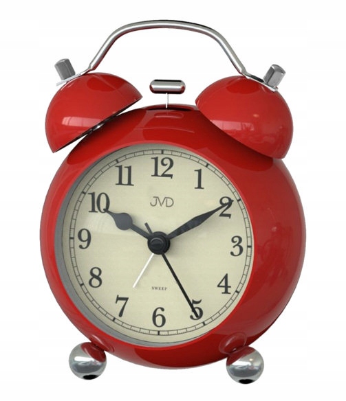 

Czerwony Budzik Retro Jvd SRP2809.2 Bell Alarm