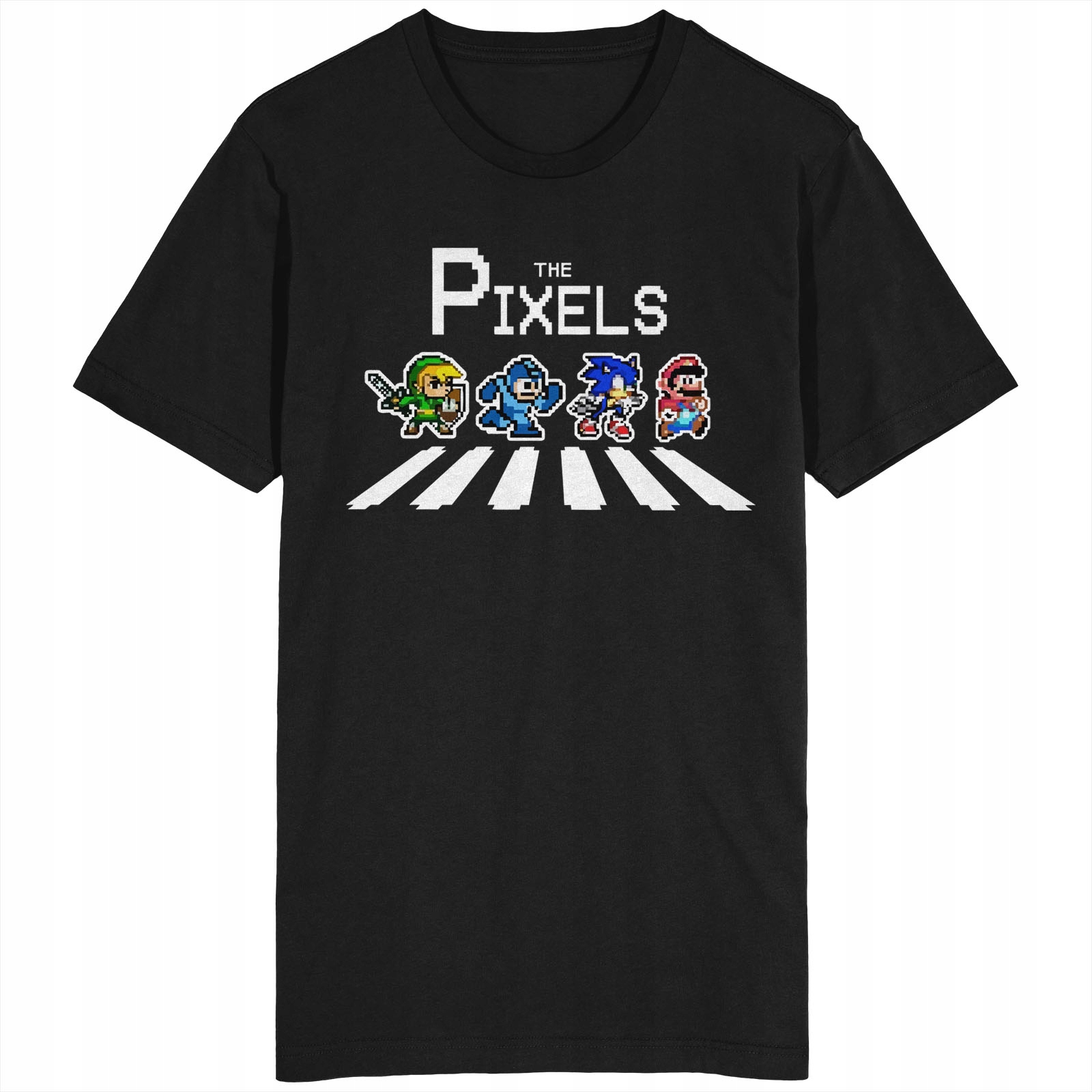 

The Pixels Koszulka Beatles Mario Sonic Man