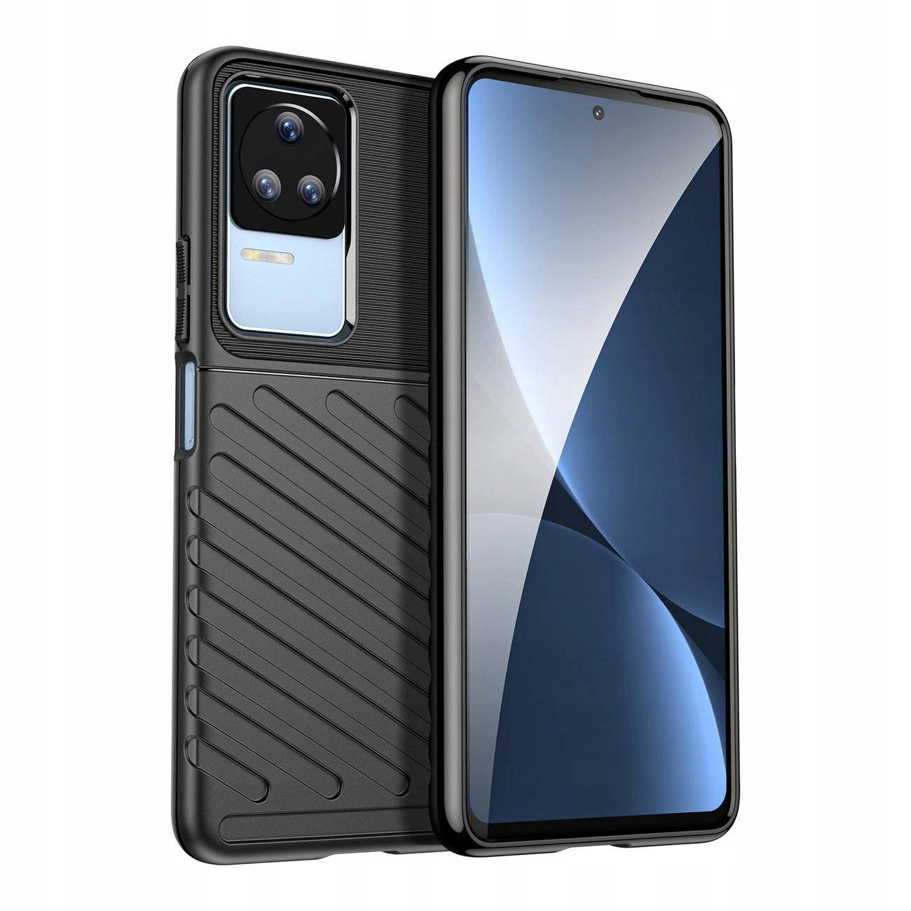 Etui Thunder do Xiaomi Poco F4 5G pancerny pokrowiec czarny