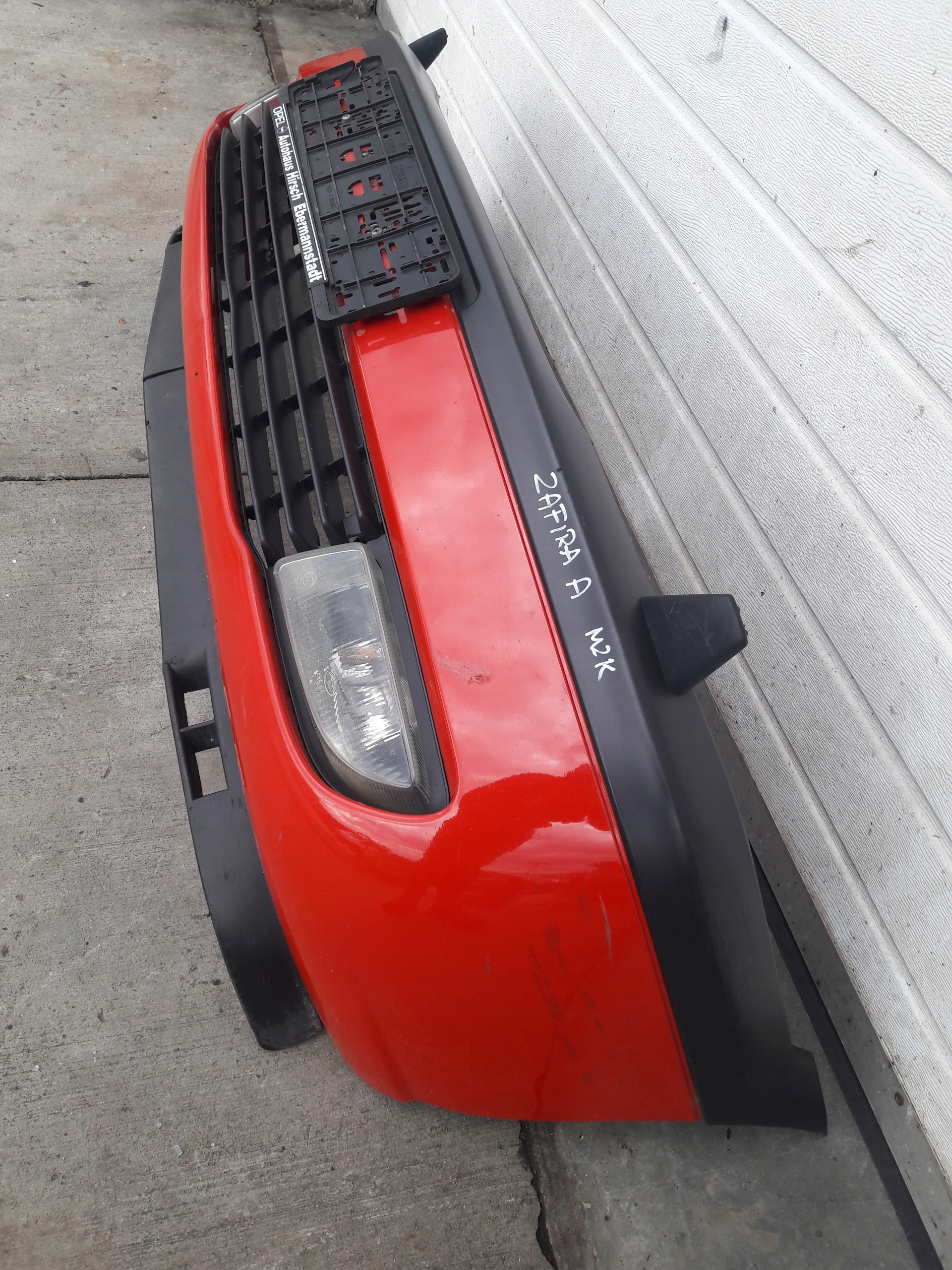 bumper front washers komplet Opel Zafira A
