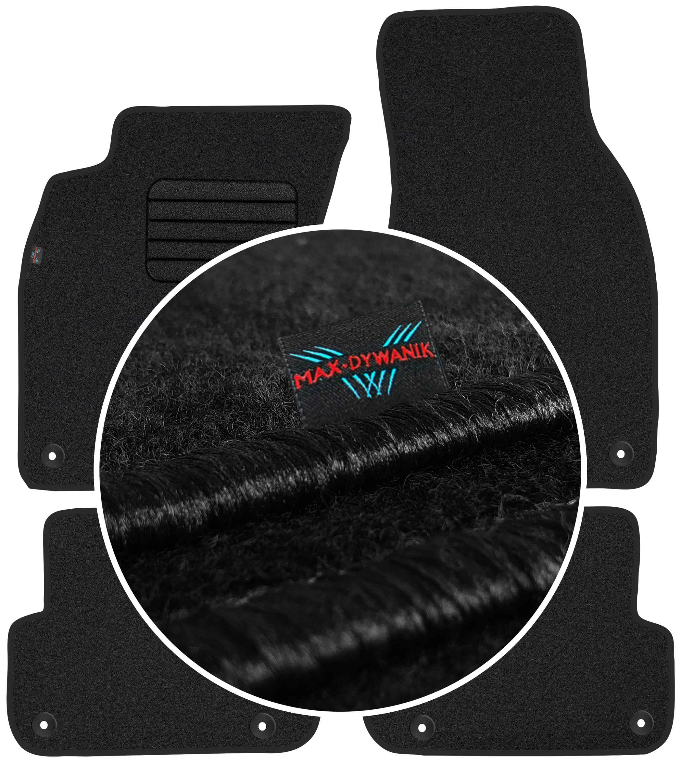 

Audi A6 C6 2006-2011 Wycieraczki welurowe