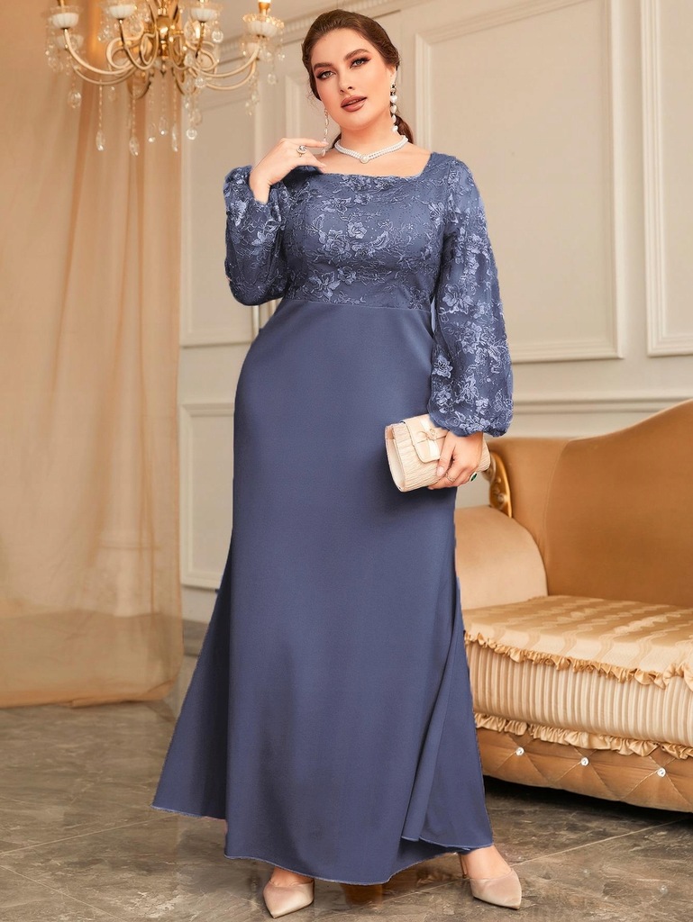 lucky1616 Krásné Elegantní Šaty Pro Velké Velikosti 52 6XL