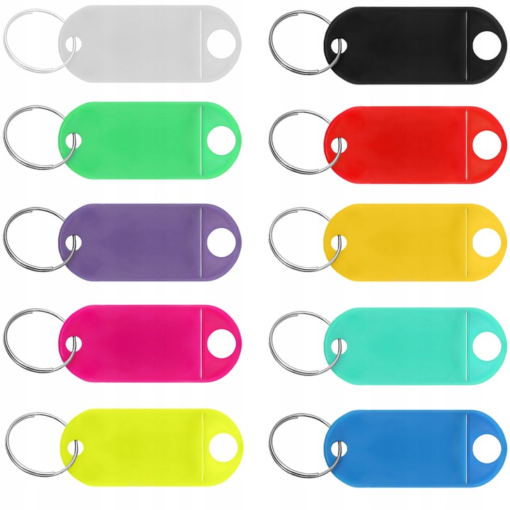 IDENTYFIKATOR BRELOK ZAWIESZKA DO KLUCZY 10 SZTUK EAN (GTIN) 5904883807853