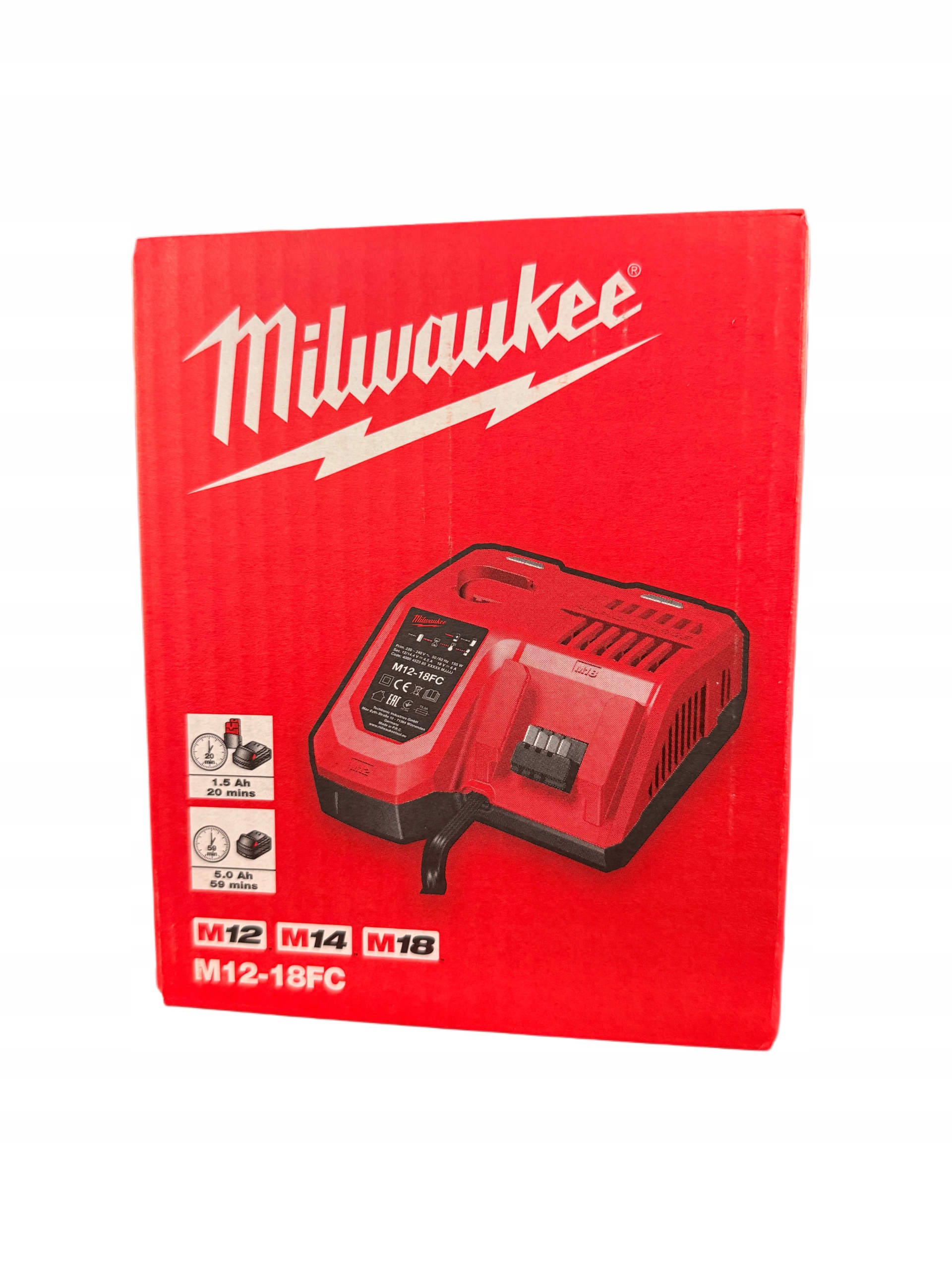 Rychlonabíječka Milwaukee M12-18FC pro akumulátory M12 M14 M18 4932451079