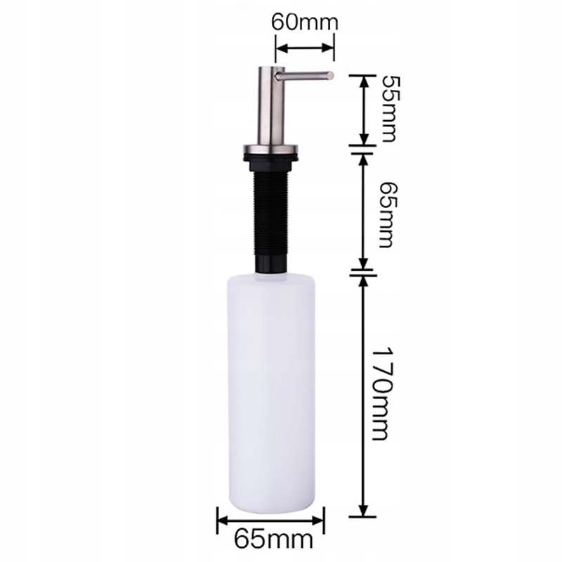 DOZOWNIK na PŁYN DO MYCIA NACZYŃ nablatowy ZLEW Marka bez marki