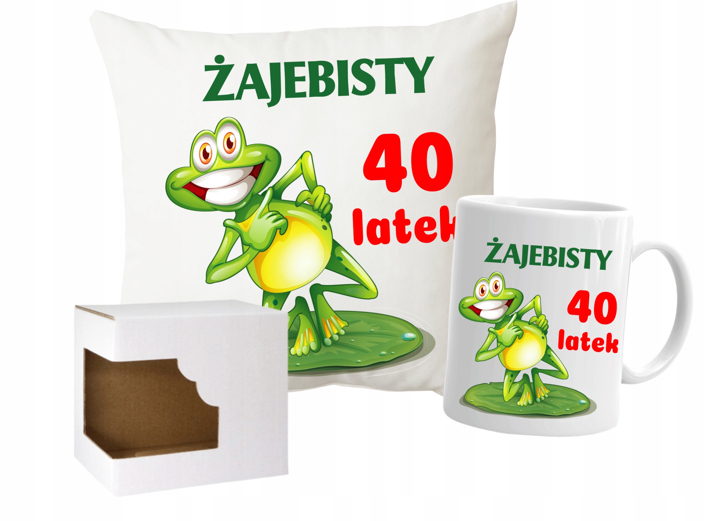 

Poduszka kubek 40 Urodziny Żajebisty 40