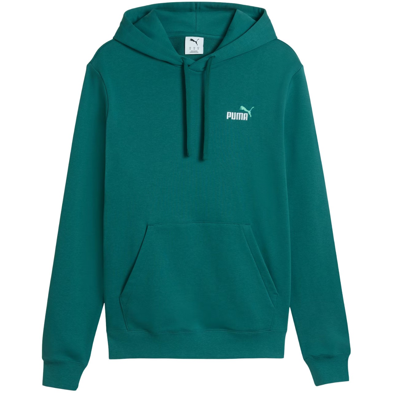 Pánská mikina Puma Ess 2 Color Small No.1 Logo Hoodie zelená 684719 41