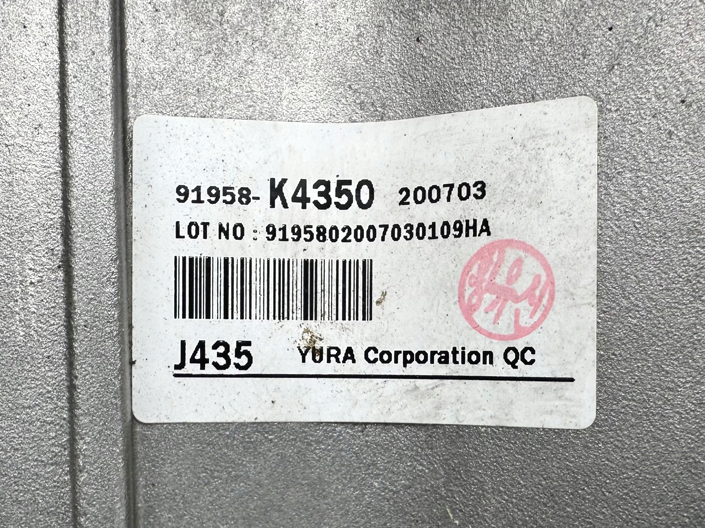 module ladowania Ladowarka Hyundai OE 91958-K4350