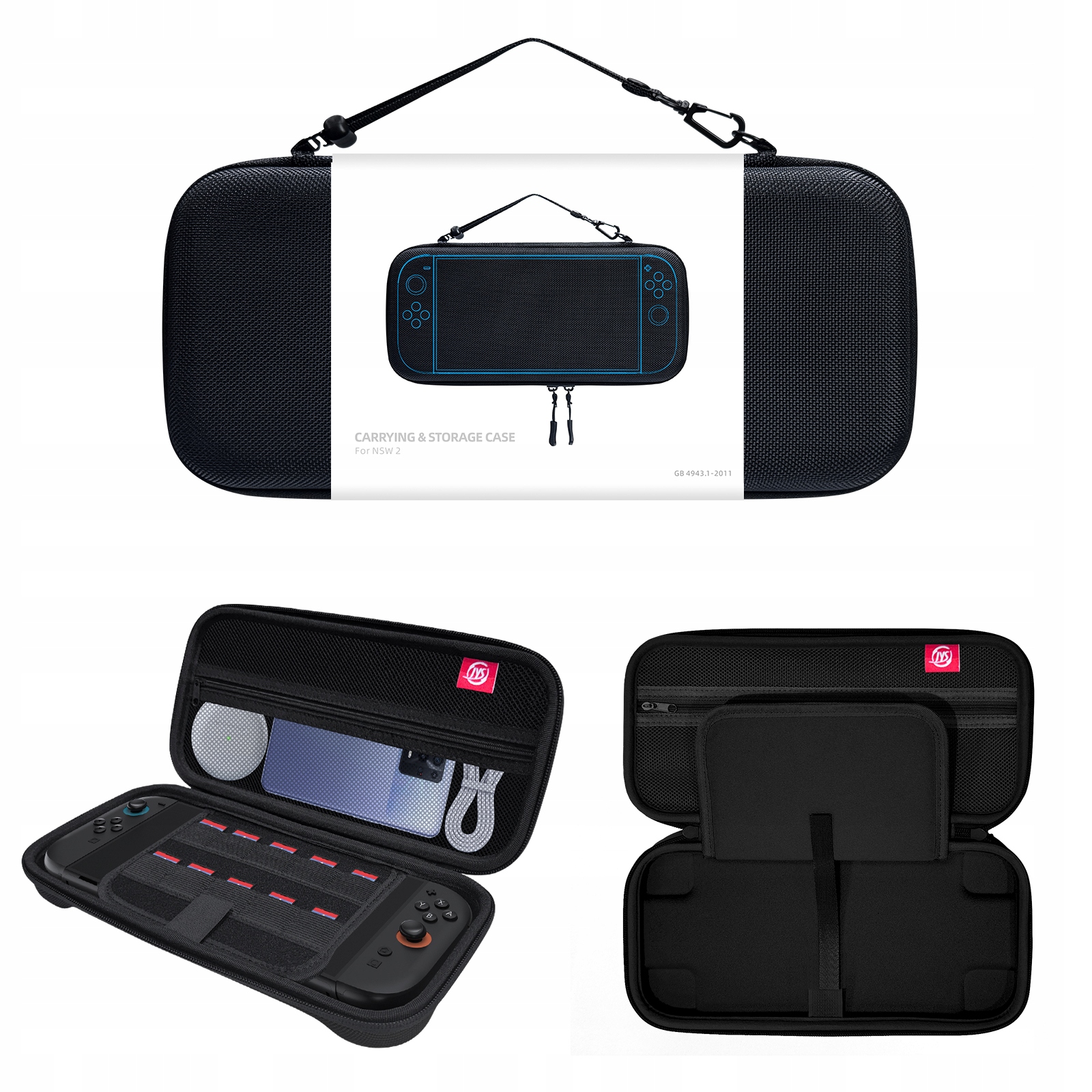 Twardy Sztywny Pokrowiec Futerał Etui Walizka Case do Nintendo Switch 2