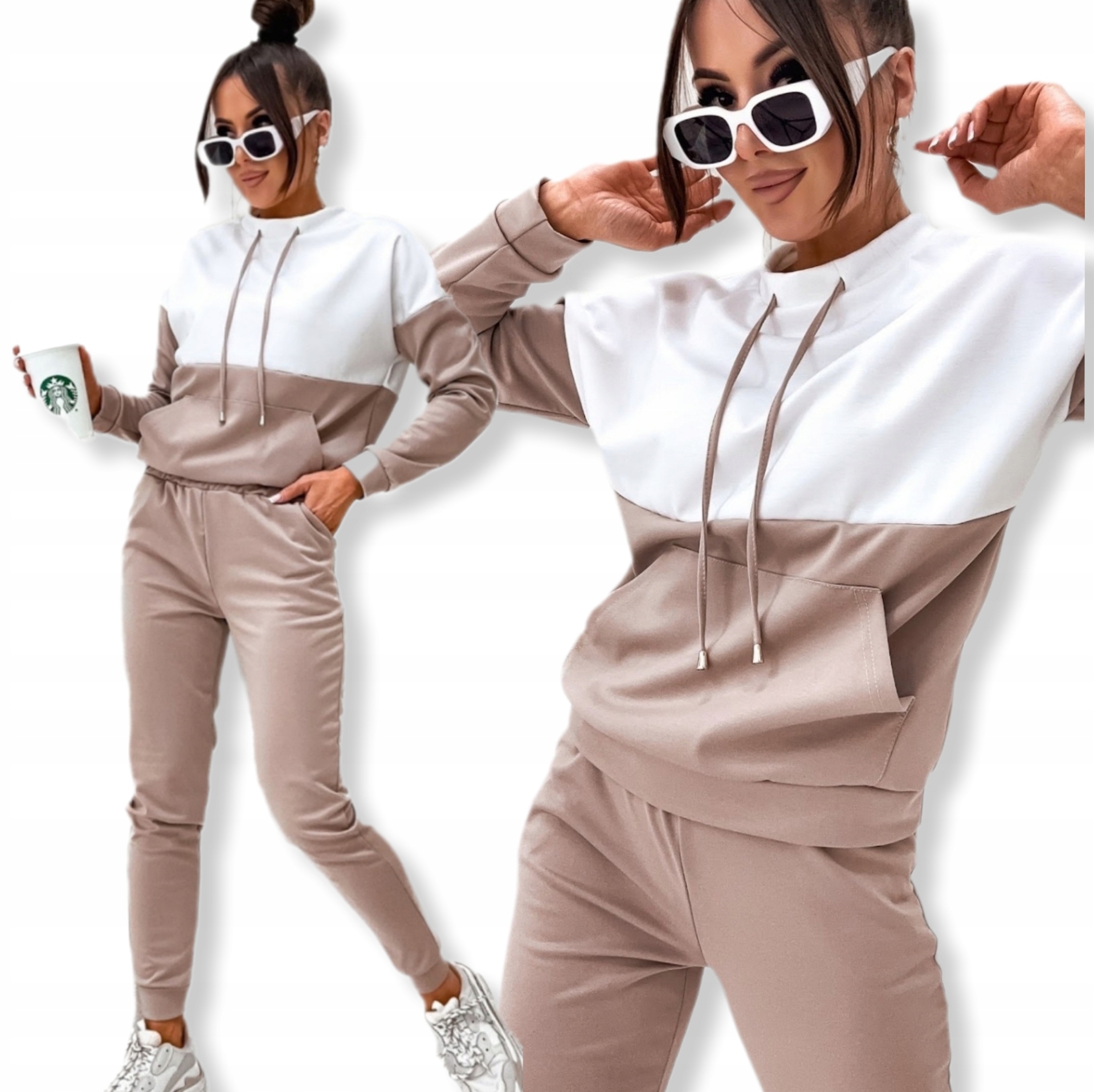 DRES DAMSKI MODNY KOMPLET DRESOWY SPORTOWY PREMIUM POLSKI KOLORY ROZMIARY Marka inna