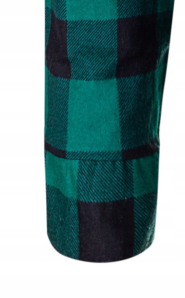 KOSZULA FLANELOWA CASUAL W KRATE MĘSKA 100% BAWEŁNA r. XXL Płeć mężczyzna