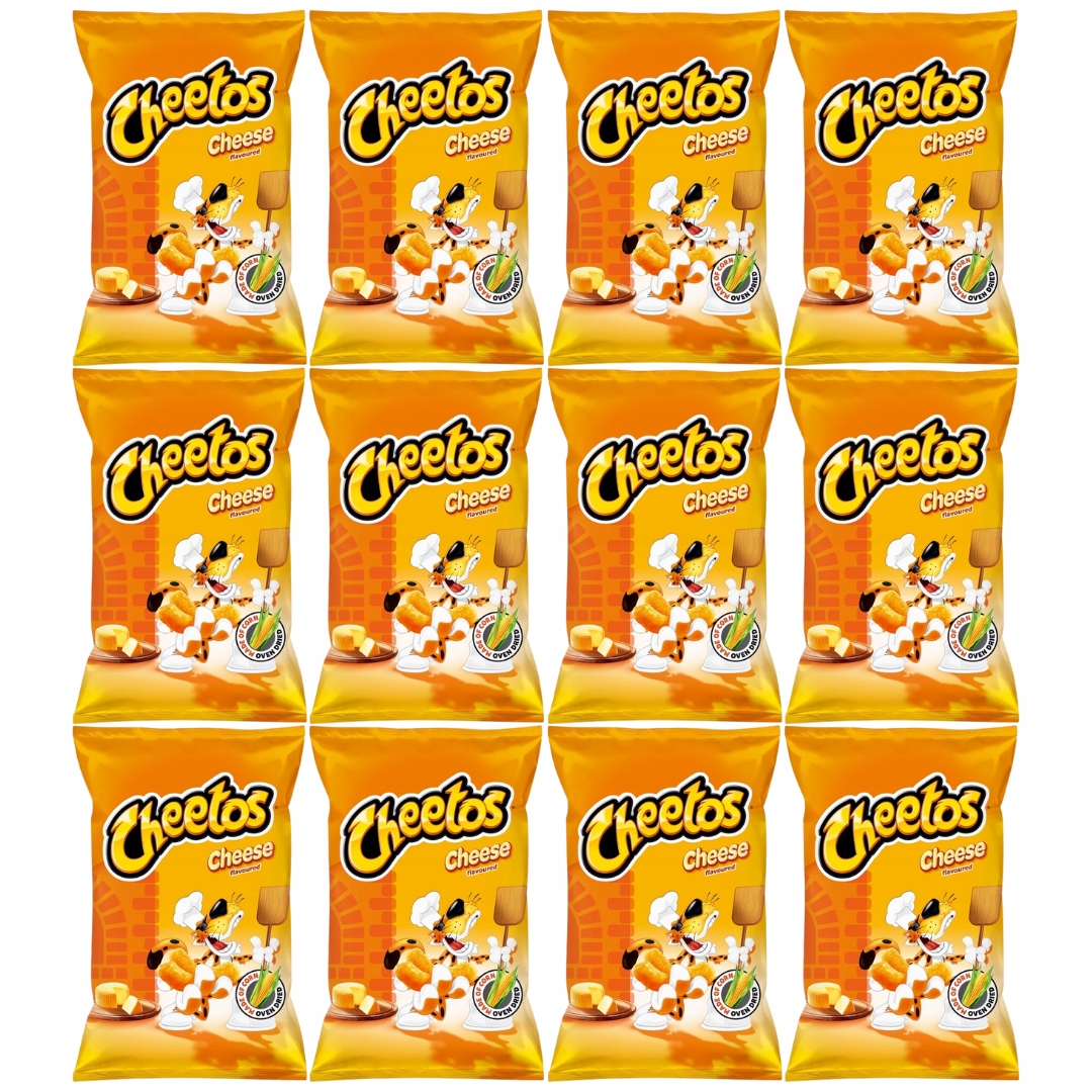 Levně Cheetos Kukuřičné křupky s příchutí sýra 85 g x 12 kusů