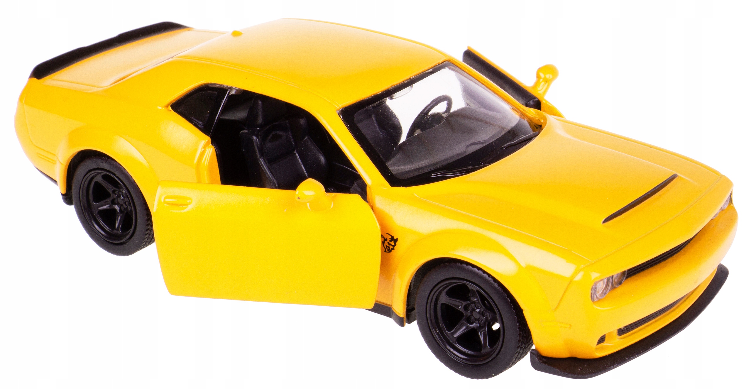 

Dodge Challengr Srt Demon Model Metalowy Rmz Żółty