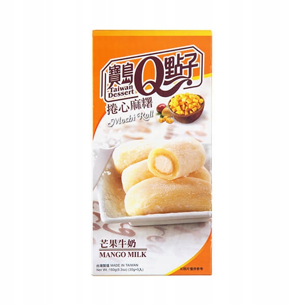 

Mleczne Mochi Mango Roll z Tajwanu