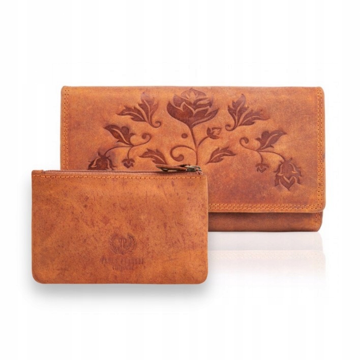 Dámská kožená peněženka Rfid kožené pouzdro na klíče dárková sada