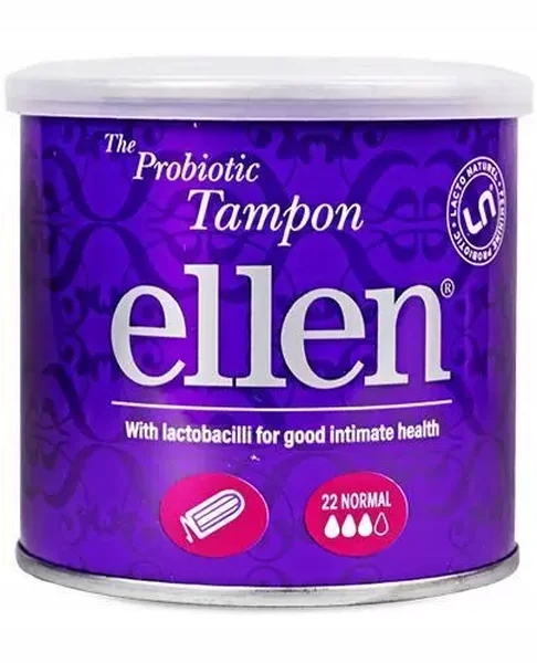 Ellen Normal tampony probiotyczne 22 sztuki
