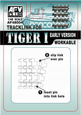 Dráha pro Tiger I raná verze 1:48 Afv Club 48004