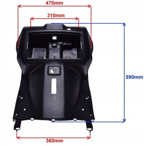 OBUDOWA OSŁONA VIN KOLAN KINGWAY DUŻY SKUTER Producent Martinelli