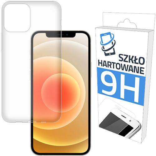 

Etui Slim Case+szkło do Apple Iphone 12