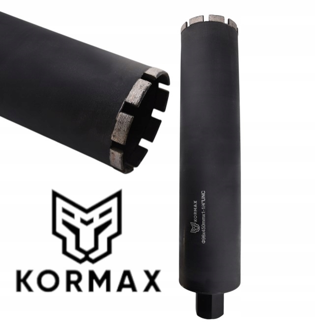 Koronka diamentowa 96mm Otwornica do wiertnicy Beton 96x450 gwint 1.1/4UNC