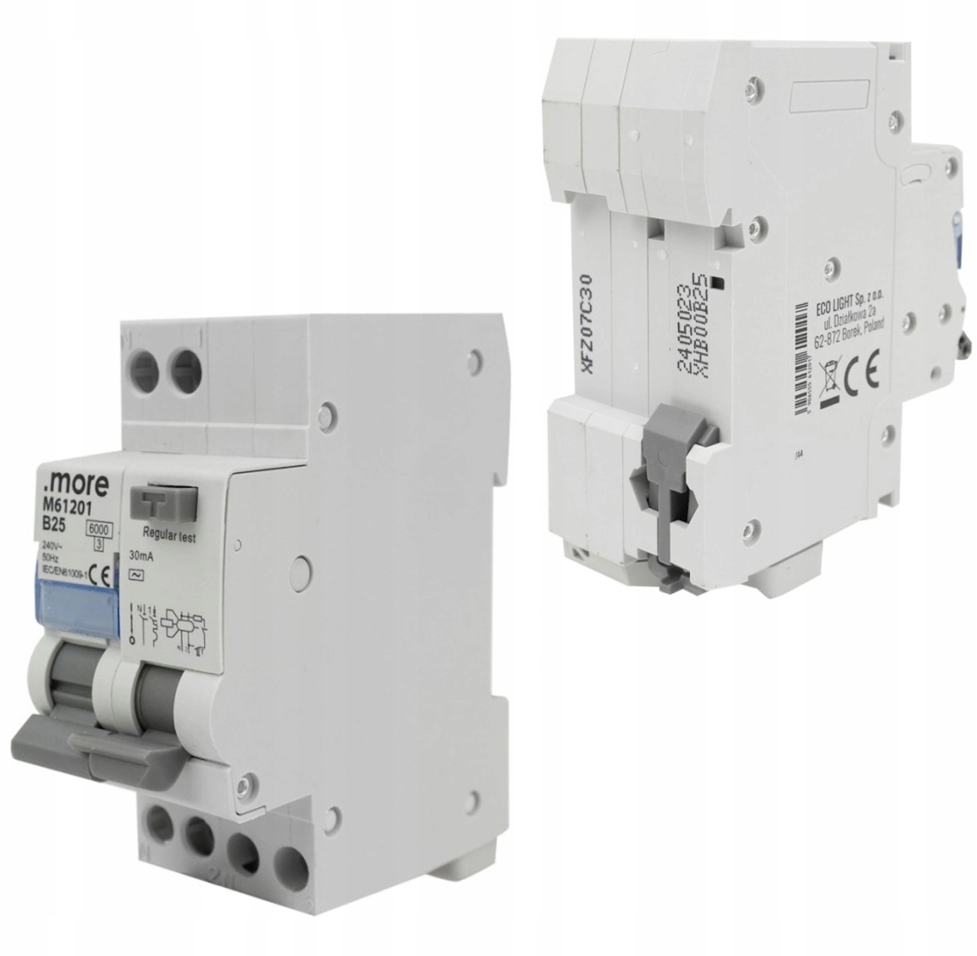 Diferenciální proudový spínač s nadproudovým členem 1PN B25A 30mA typAC