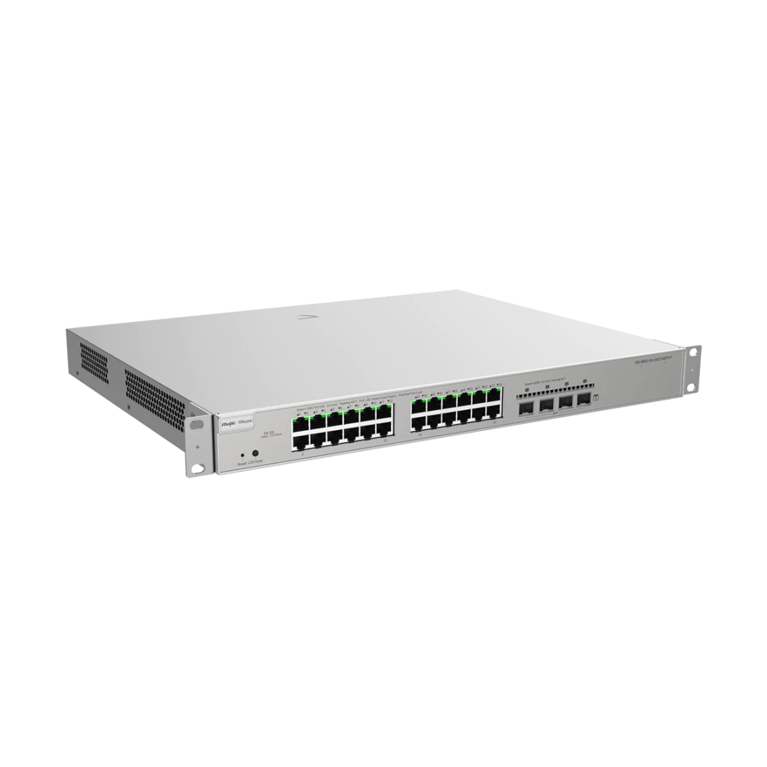 Reyee RG-NBS5200-24GT4XS-P-SWITCH Spravovatelný, 28-PORTOVÝ, Rack, Poe, 370 W