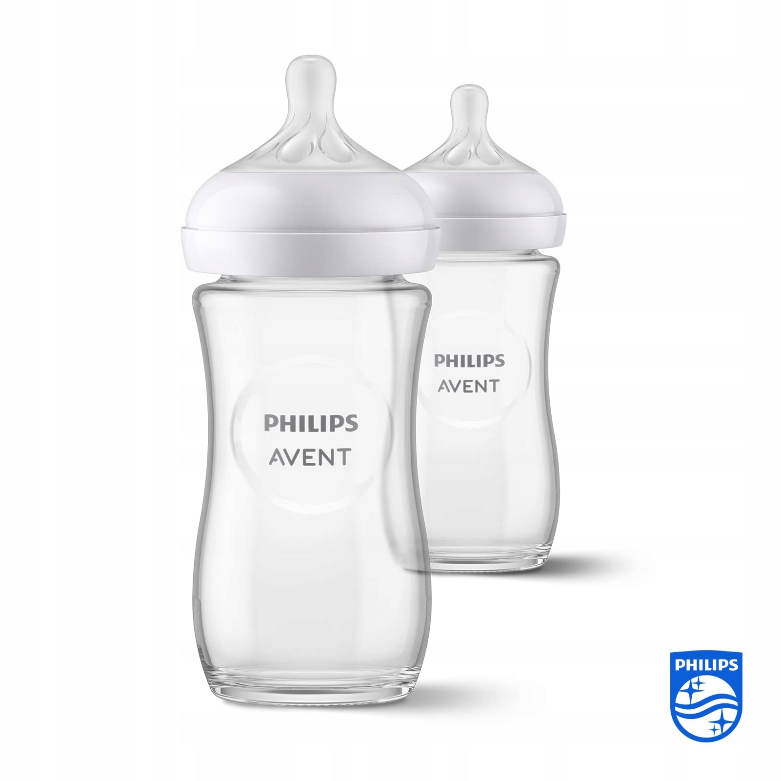 PHILIPS AVENT Szklane Butelki 240ml 2 Szt. BPA Free — miniatura 2