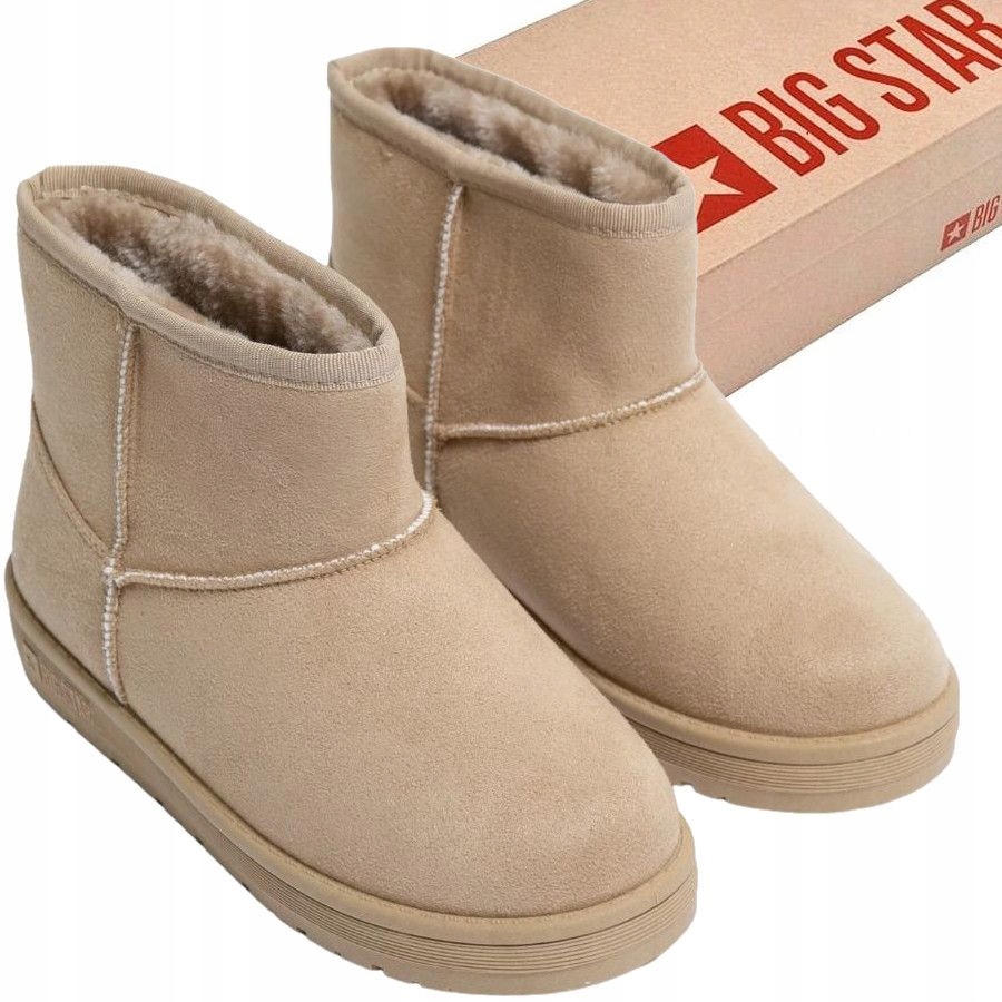 BUTY DAMSKIE ZIMOWE BIG STAR ŚNIEGOWCE OCIEPLANE