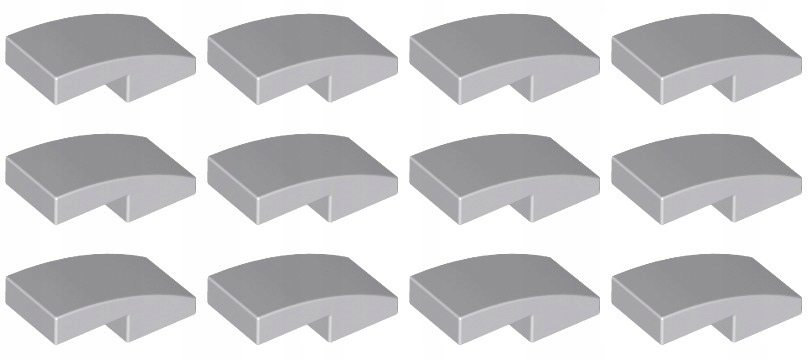 

Lego 11477 Skos 2x1 szary j. Lbg Nowy (4g) 12 szt.